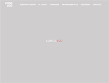Tablet Screenshot of casaco.org
